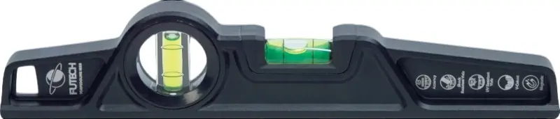 Futech 845.025 Niveau à bulle Torpedoline avec rainure en V 25cm