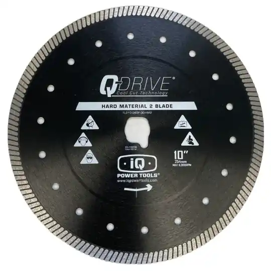 iQ Power Tools TLD254-2.20P-QD-HM2 Lame de scie Q-Drive 254 mm Hard Material 2