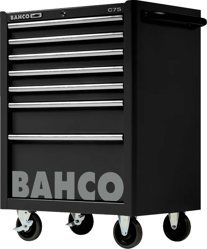 Bahco 1475K7BLACK Classic C75 Chariot à outils 7 tiroirs noir 986x501x763 mm