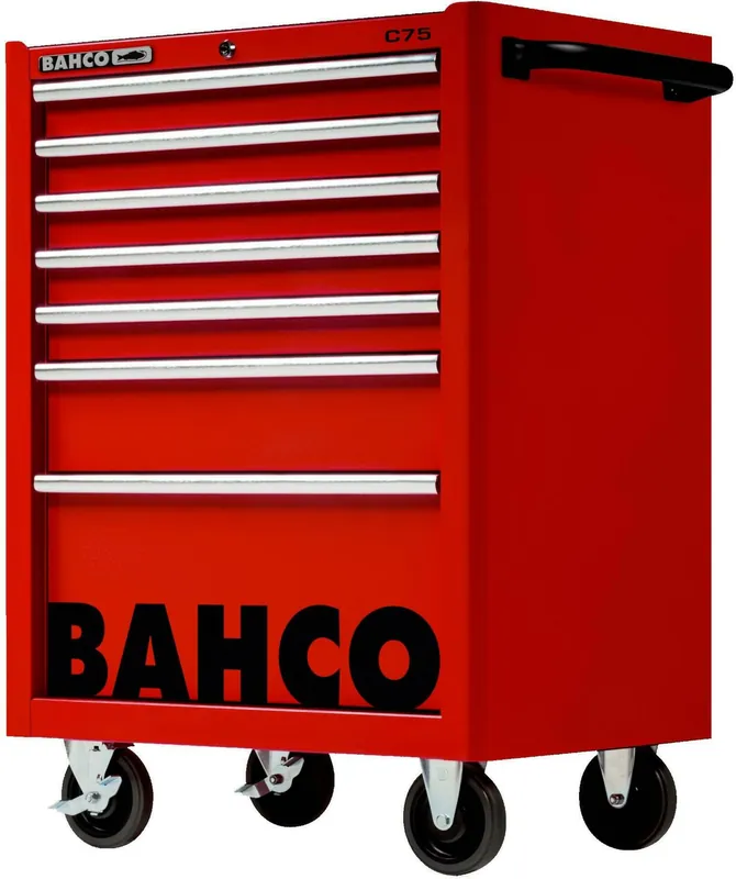 Bahco 1475K7RED Classic C75 Chariot à outils 7 tiroirs rouge 986x501x763 mm