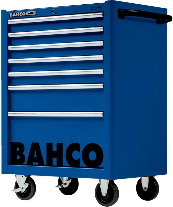 Bahco 1475K7BLUE Classic C75 Chariot à outils 7 tiroirs bleu 986x501x763 mm