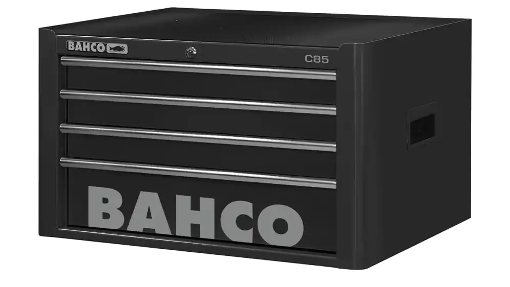 Bahco 1485K4BLACK Classic C85 Meuble haut avec 4 tiroirs noir 677x501x419 mm