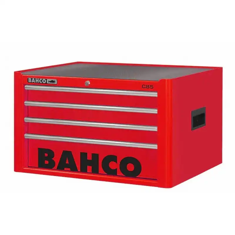 Bahco 1485K4RED Classic C85 Armoire supérieure avec 4 tiroirs rouge 677x501x419 mm