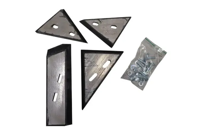 Baron 50463 Jeu de raclettes en caoutchouc pour Dwangmenger M110/F110/F120 ( 4 pièces )