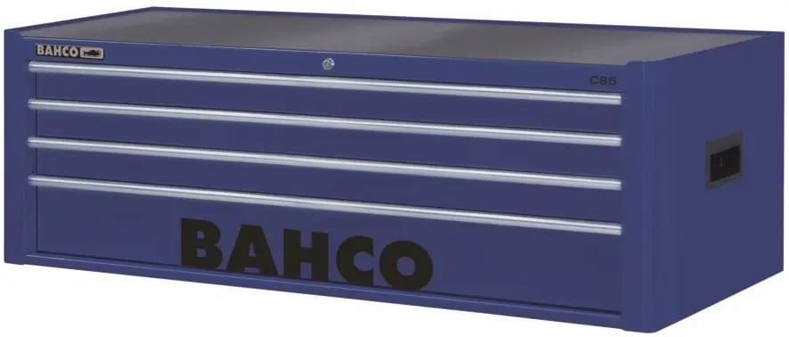 Bahco 1485KXL4BLUE Classic C85 Armoire supérieure avec 4 tiroirs bleu 1016x501x419 mm