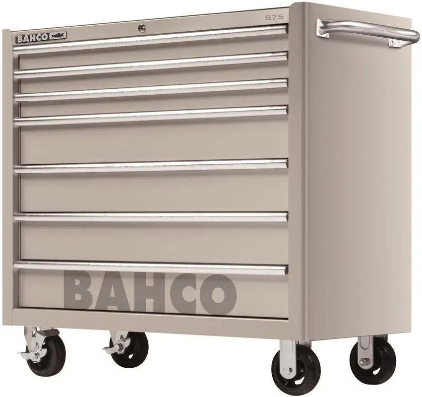 Bahco 1475KXL7SS Chariot à outils spécial S75 à 7 tiroirs en acier inoxydable 1100x501x986 mm