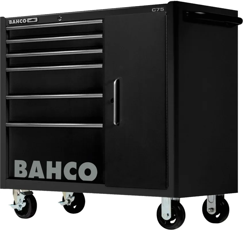 Bahco 1475KXL6CBLACK Classic S75 Chariot à outils avec 6 noir 1100x501x986 mm