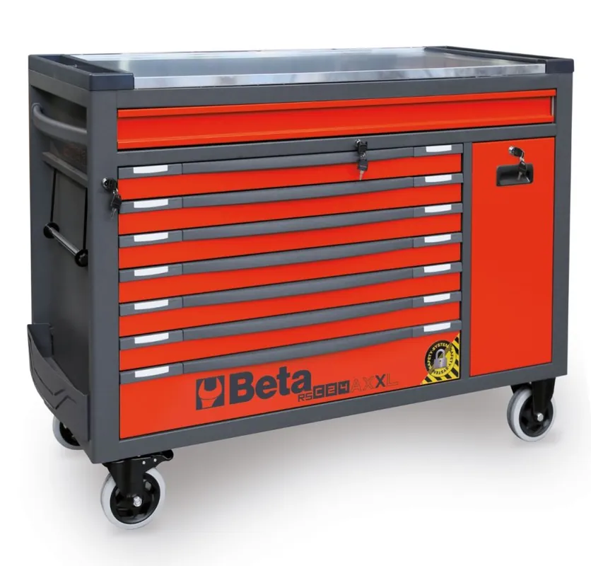 Beta 024004783 RSC24AXXL-R Chariot à outils 8 tiroirs rouge