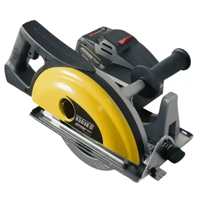 Jepson 608295ES Hand Dry Cutter 8203E Scie circulaire Accu-métal + lame de scie HM Ø 320 84T hors batterie et chargeur en mallette