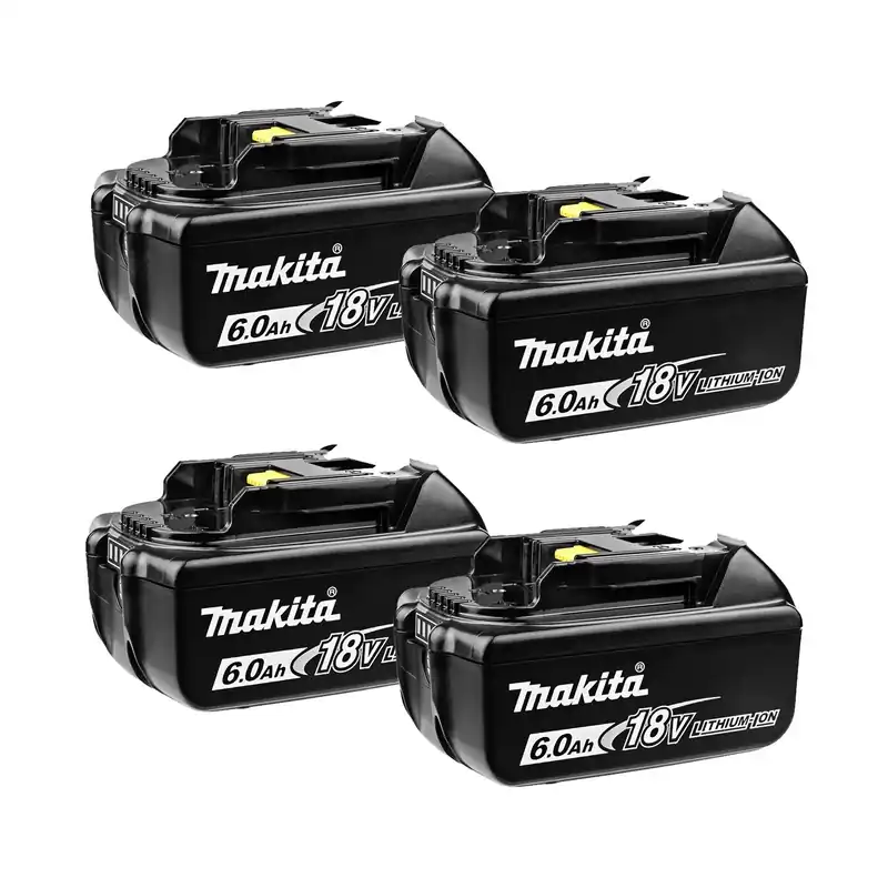 Makita Accessoires BL1860BQUARTET 4 x batterie 18 Volt 6.0 AH Li-ion