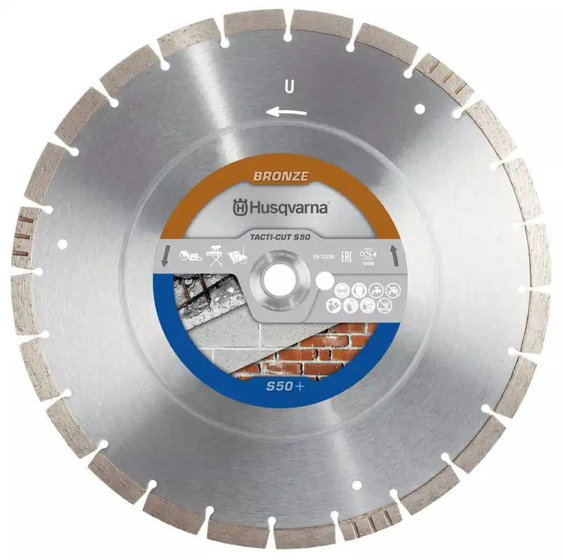 Husqvarna 579815611 Tacti-Cut S50 Plus Lame de scie diamantée Wet/Dry Brick/Concrete 300x20.0 mm
