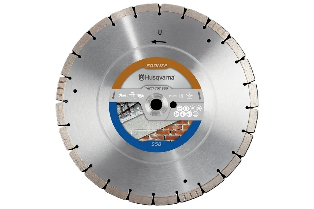 Husqvarna 579816411 Tacti-Cut S50 Lame de scie diamantée Wet/Dry Brick/Concrete 300x20.0 mm