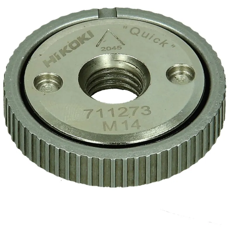 HIKOKI Accessoires 711273 Ecrou à serrage rapide m14 pour meuleuses d‘angle