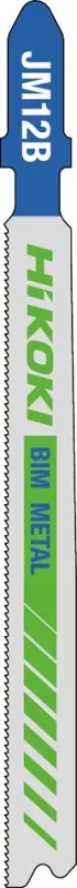 HIKOKI Accessoires 750090 5 lames de scie sauteuse métal BIM JM12B/T121GF