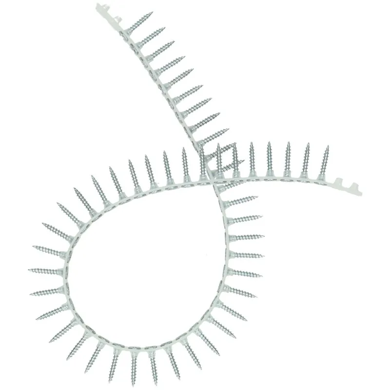 HIKOKI Accessoires 754621 1000 vis à bande pour panneaux d‘aggloméré PH2/4.0 x 25 mm/galvanisé