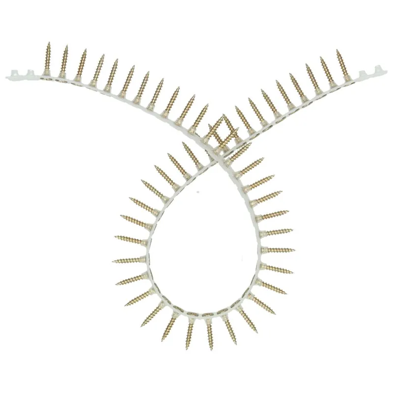 HIKOKI Accessoires 754633 1000 vis à bande pour panneaux d‘aggloméré PH2/4.0 x 30 mm/ zingué jaune