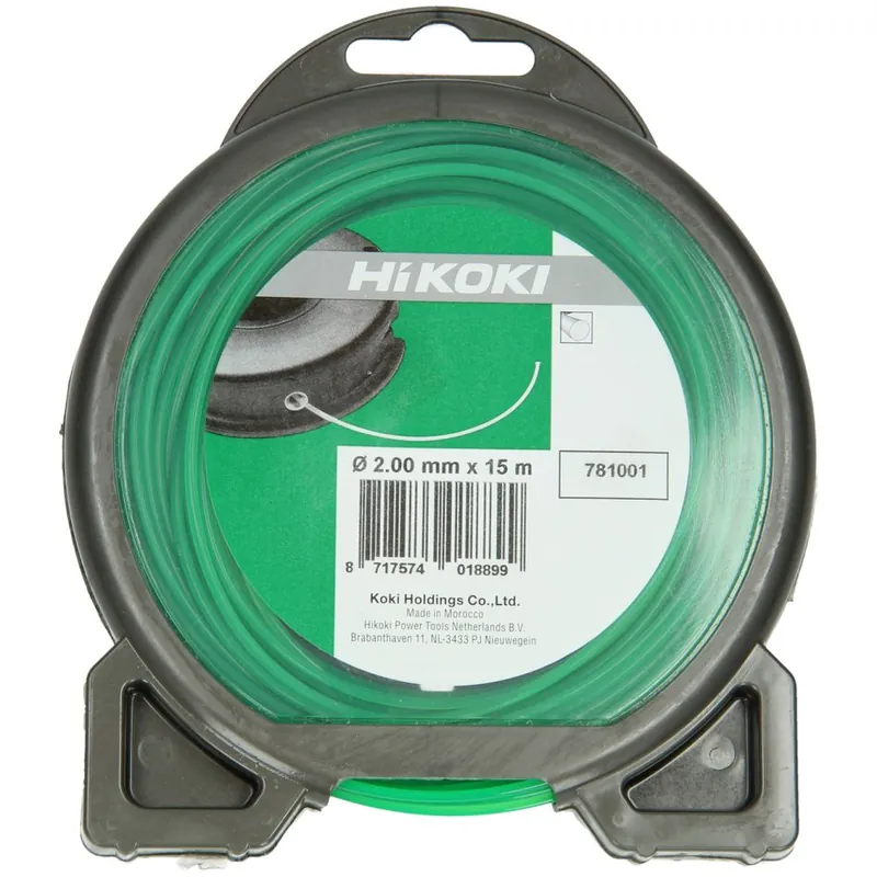 HIKOKI Accessoires 781003 Fil de coupe rond 2.0mm vert L=126m 453 gr