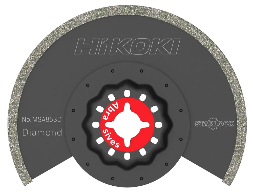 HIKOKI Accessoires 782762 Lame multifonctions abrasifs diamant STARLOCK MSA85SD