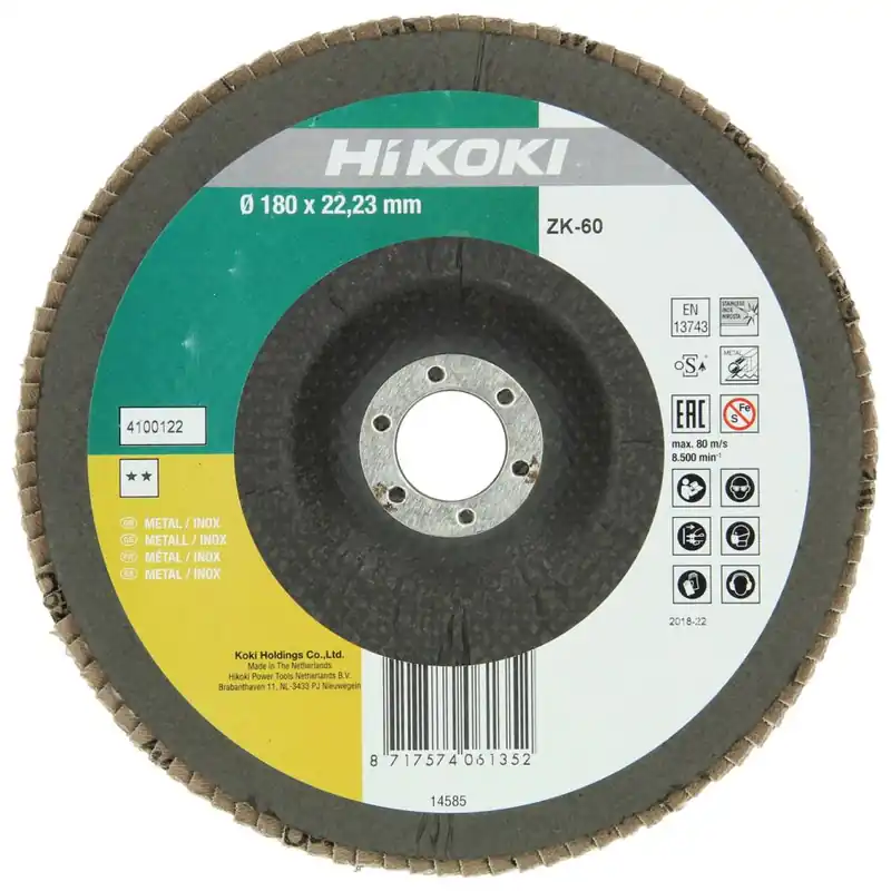 HIKOKI Accessoires 4100121 Disque à lamelles 180 mm ZK 40 concave
