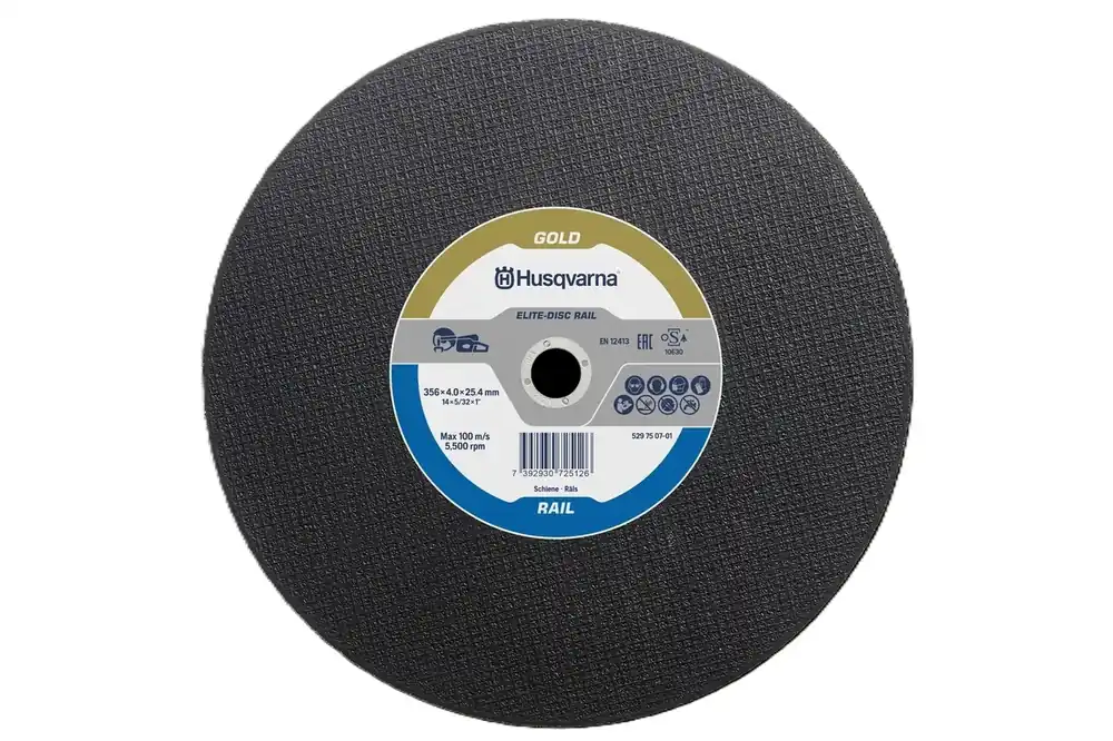 Husqvarna 529750701 ELITE-DISC RAIL Disque à tronçonner 356x25,4 mm