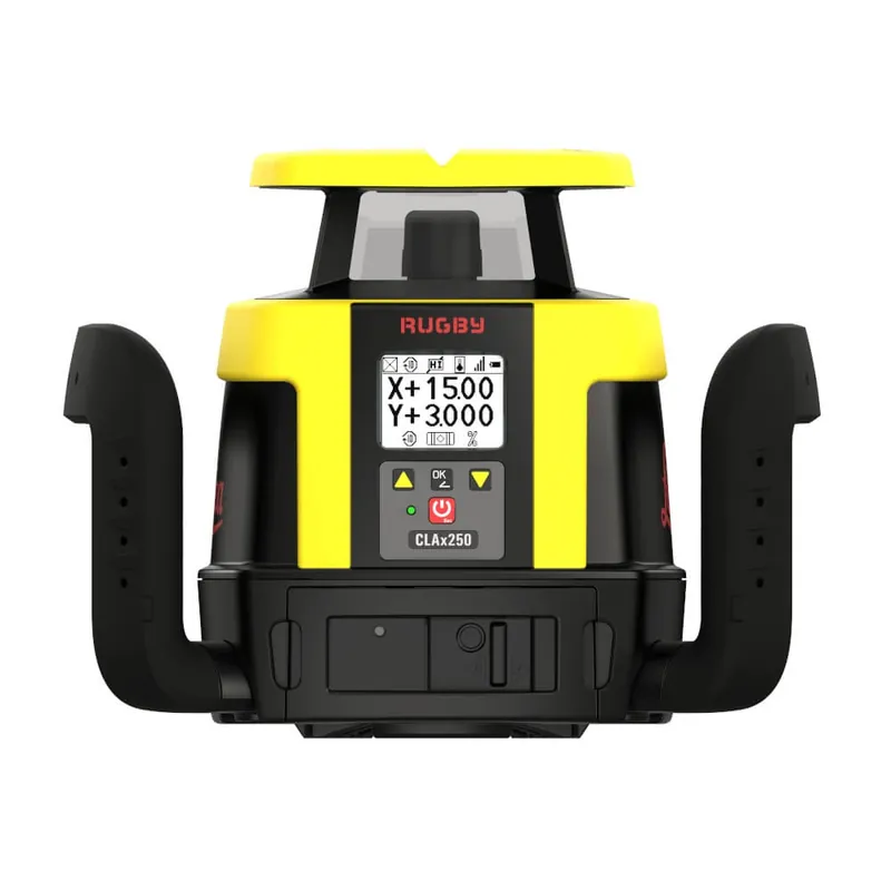 Leica 6018539 Rugby CLAx250 Self-levelling Battery rotation laser horizontal 1x batterie et chargeur en mallette