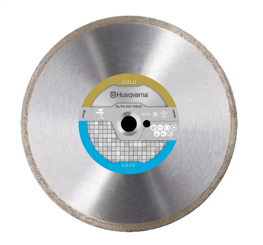Husqvarna 579803490 ELITE-CUT GS2S Lame de scie diamantée Carreaux 250x25.4mm