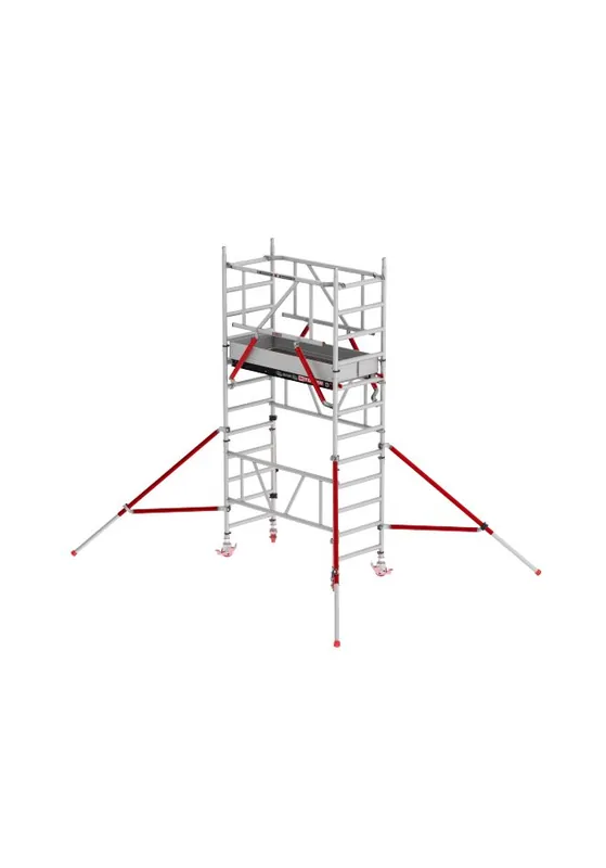 Altrex C003030 MiTower PLUS-SQ2 Echafaudage roulant étroit 4m Fiber-Deck