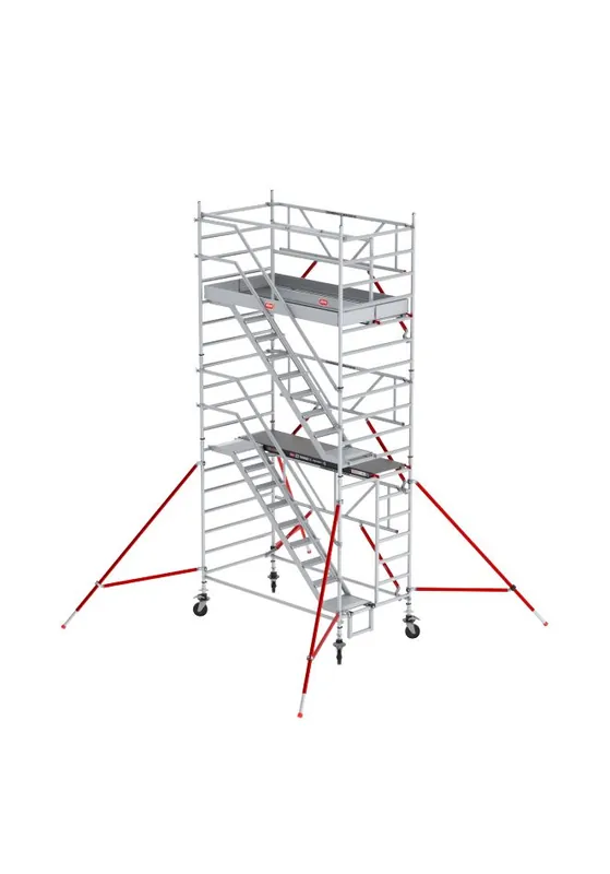 Altrex T530040 RS TOWER 53-S Echafaudage roulant 6.2m Fiber-Deck longueur de la plateforme 245