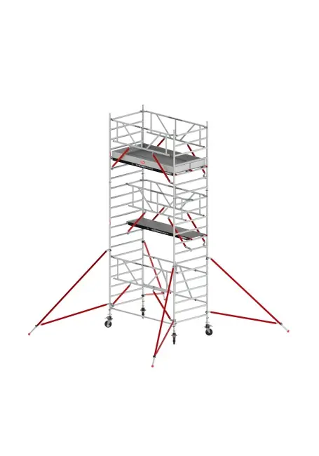 Altrex T550046 RS TOWER 55-S Échafaudage roulant 6,8 m Longueur de la plate-forme Fiber-Deck 185