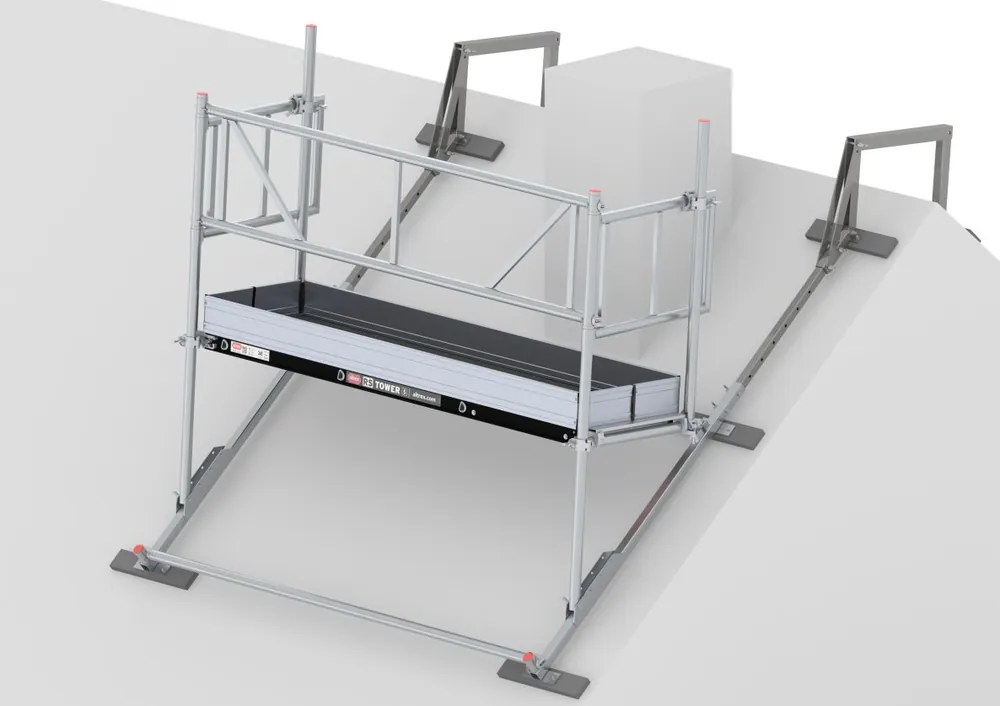 Altrex C500904 Echafaudage de cheminée 185x75 Fibre double