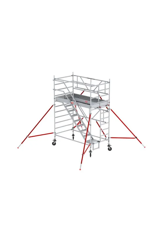 Altrex T530037 RS TOWER 53-S Echafaudage roulant 4.2m Longueur de la plateforme en bois 245
