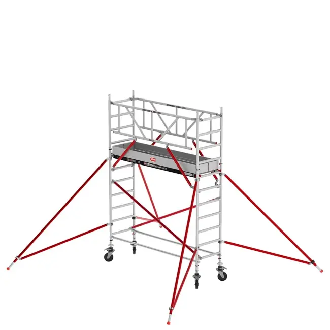 Altrex TX511025 RS TOWER 51 PLUS-S Echafaudage roulant 4.2m Longueur de la plateforme en bois 185