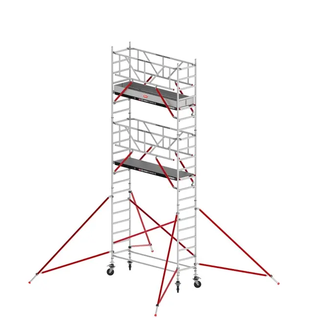 Altrex TX515104 RS TOWER 51 PLUS-S Échafaudage roulant 7,2 m Longueur de la plate-forme Fiber-Deck 185