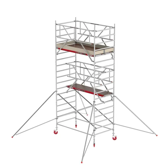 Altrex TX420014 RS TOWER 42-S Echafaudage roulant 6.2m Longueur de la plateforme en bois 185