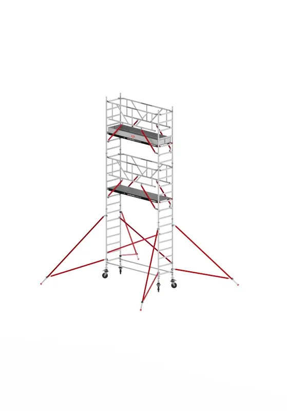 Altrex TX515109 RS TOWER 51 PLUS-S Echafaudage roulant 7.2m Longueur de la plateforme en bois 245