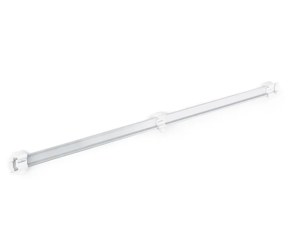 Toolflex TF004014 Un rail en aluminium blanc 940 mm - sans support