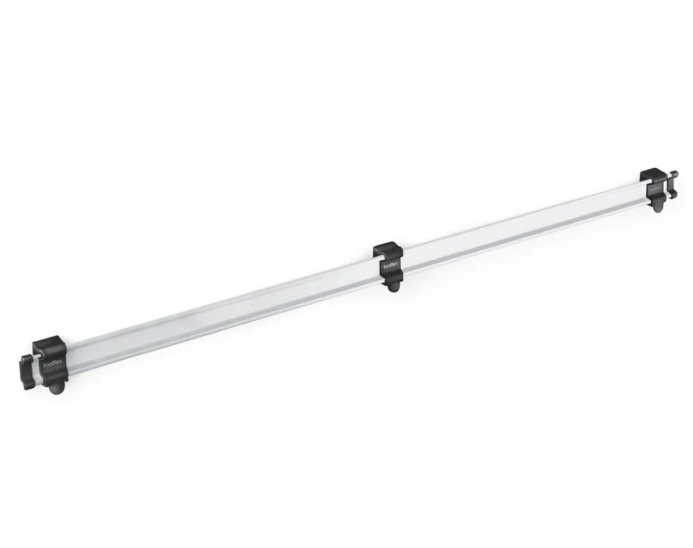 Toolflex TF004038 Un rail en aluminium noir 940 mm - sans supports