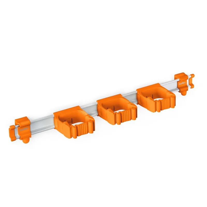 Toolflex TF030001 Un rail en aluminium orange 540 mm - avec 3 supports