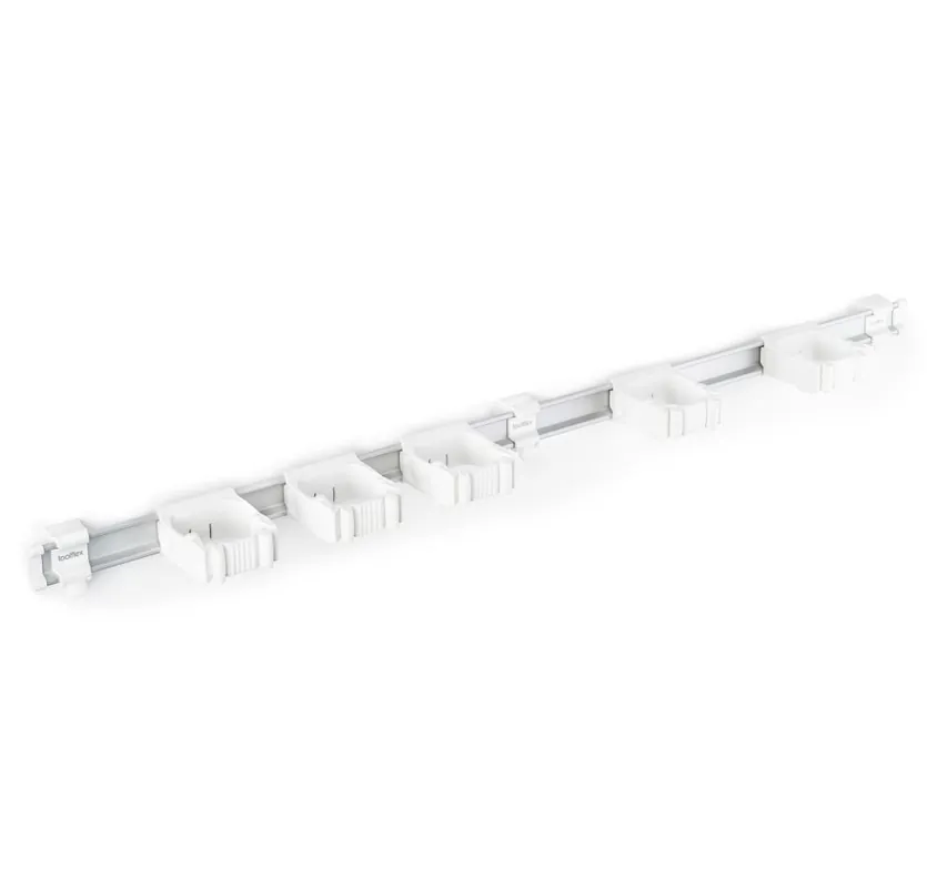 Toolflex TF050302 One Aluminium Rail White 940 mm - avec 5 supports