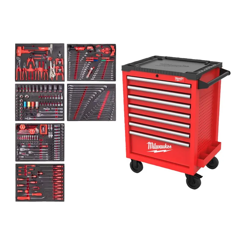 Milwaukee Accessoires 4932500754 TOOLGUARD Chariot à outils rempli (337 pièces)