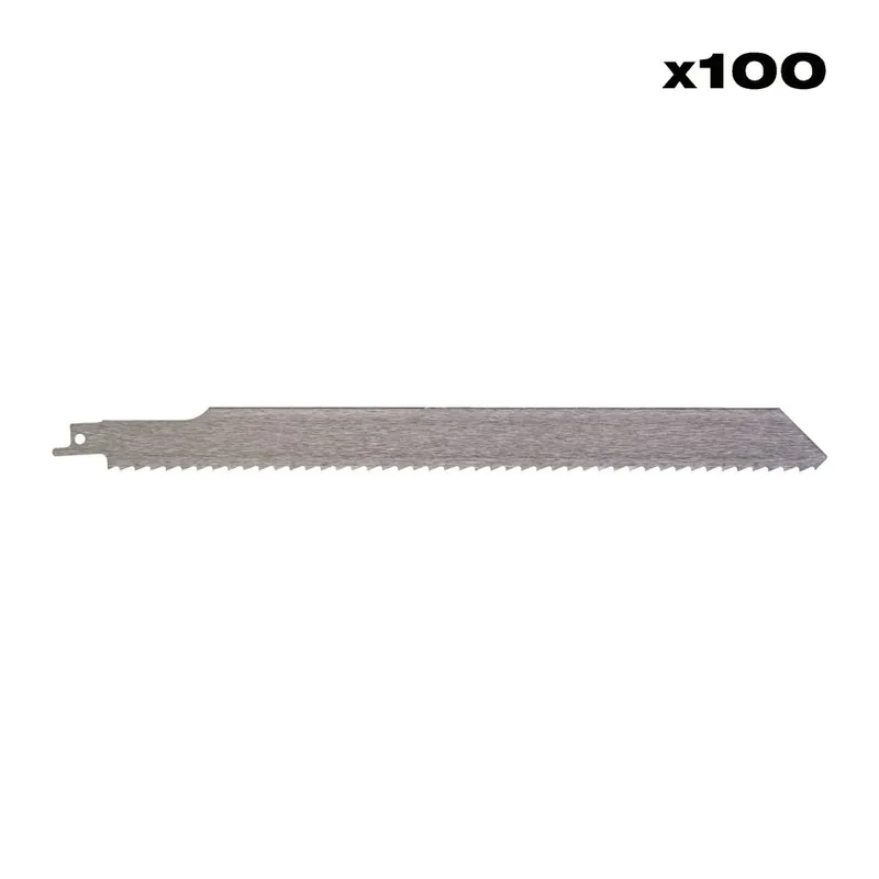 Milwaukee Accessoires 4932501783 Sawzall Lame de scie à guichet matériaux congelés 230 mm 4.2-Tpi 100ST