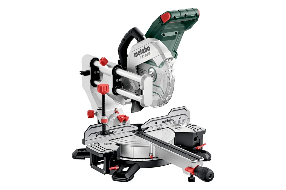Metabo 615216000 KGSV 216 MC scie à onglets coulissante avec barre de traction