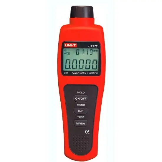 UNI-T 30163639 Compte-tours sans contact, 10 - 99 999 tr/min
