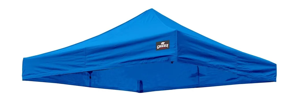 Grizzly Outdoor GOWD33B GO-WORK Toit 3x3m Bleu 44x44x11cm