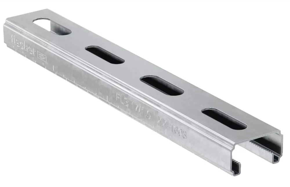 Fischer 572539 Rail de montage FLS 17/1.0 - 2 m