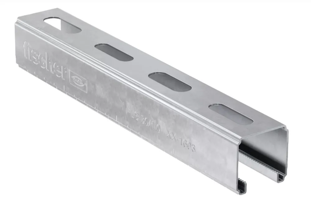 Fischer 572541 Rail de montage FLS 30/1.0 - 3 m