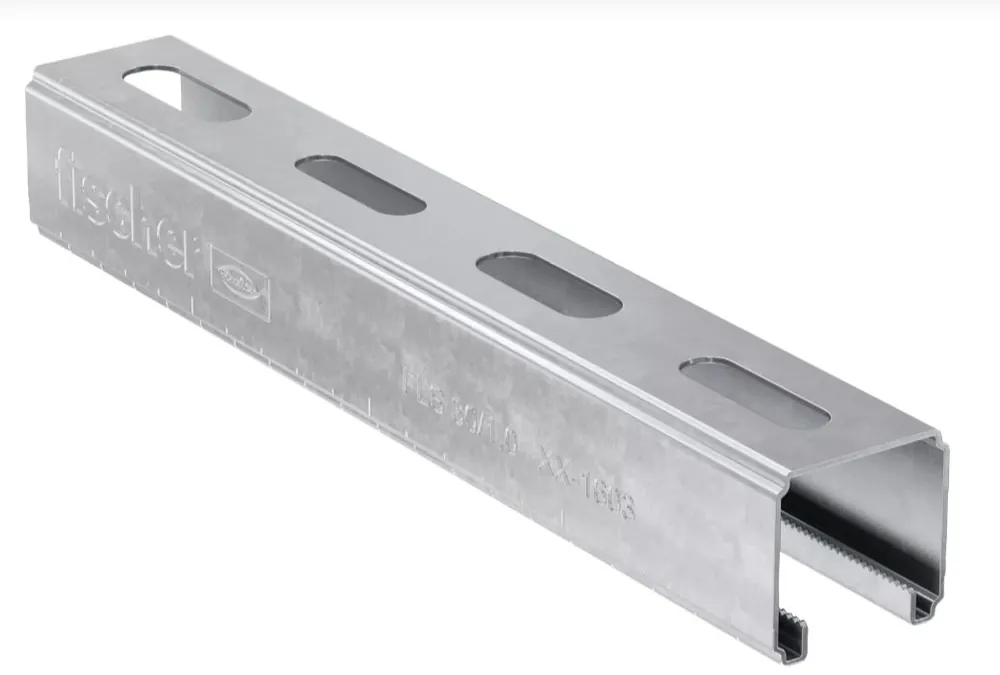 Fischer 572543 Rail de montage FLS 37/1.2 - 2 m