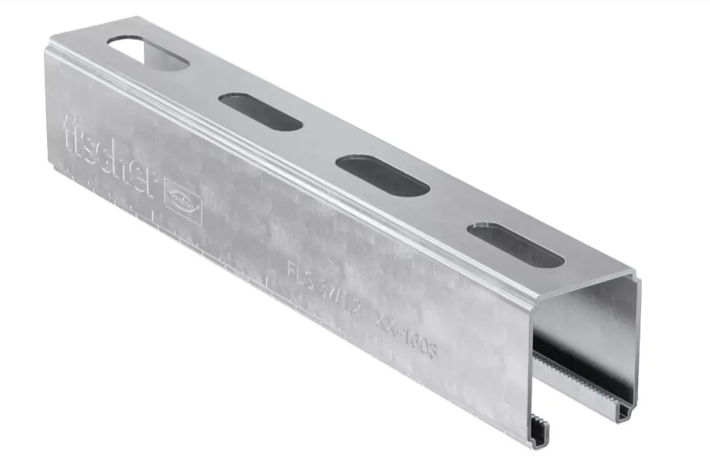 Fischer 572544 Rail de montage FLS 37/1.2 - 3m