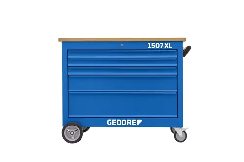 Gedore 3127826 1507 XL 30101 Etabli mobile 5 tiroirs