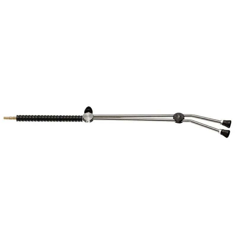 Kränzle Accessoires 12530.2 Lance double 1,0 M en acier inoxydable avec bouton rotatif de la vanne avec embout D12 (sans buse)